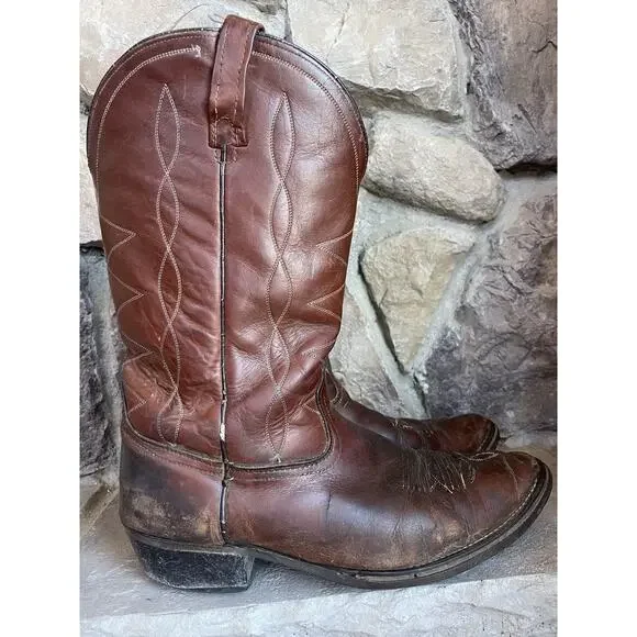 ACME | Shoes | Vintage Acme Cowboy Boots Mens Leather Size  display picture 1